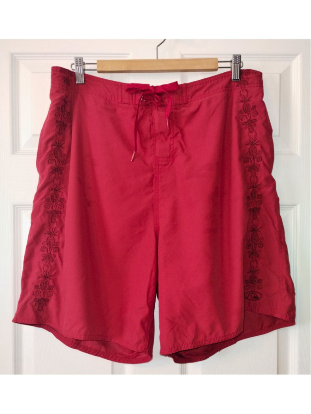 Men's Quiksilver Red Board Shorts (Size XL)